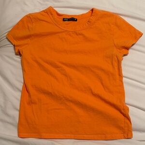 Zara Vibrant Orange Tee